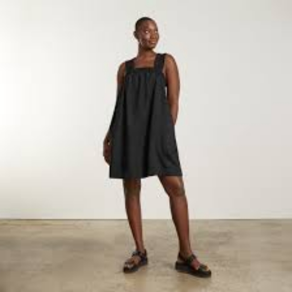 Everlane Smocked Linen Dress SM